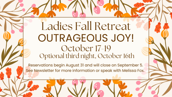 Ladies Fall Retreat
