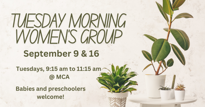 Tuesday Morning Women's Group