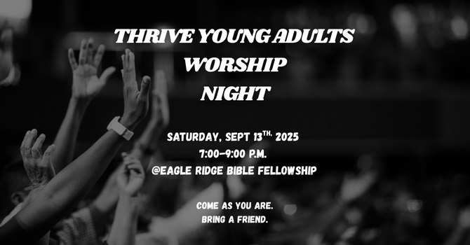 Thrive Young Adults Worship Night