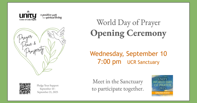 World Day of Prayer Opening Ceremony