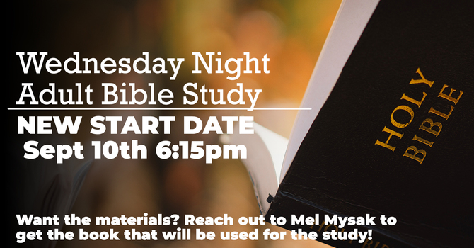 Wednesday Night Adult Bible Study