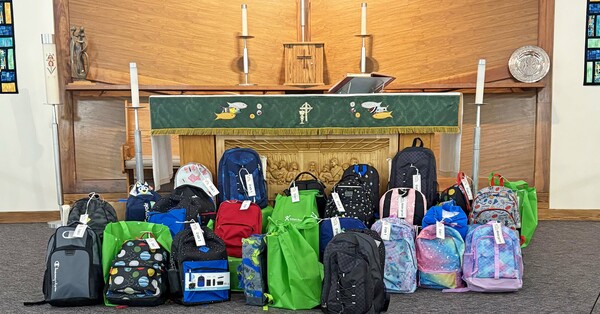 St. Thomas Blesses Backpacks and Shares Love with Neighbours