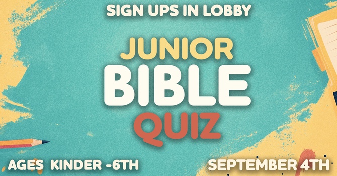 Junior Bible Quiz