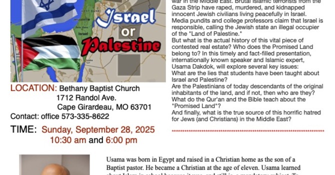Usama Dakdok Speaking Truth in Cape Girardeau, MO