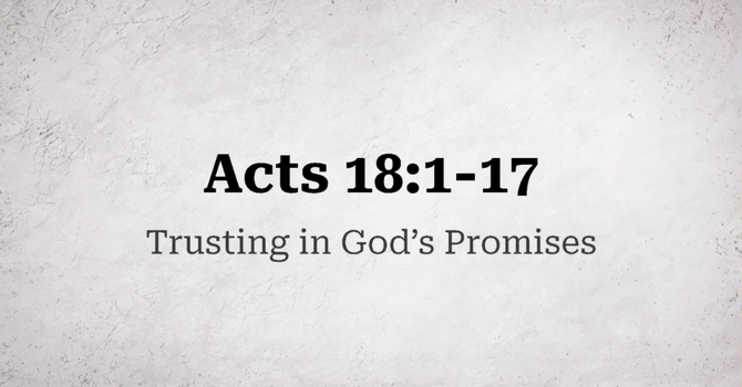 Trusting in God's Promises
