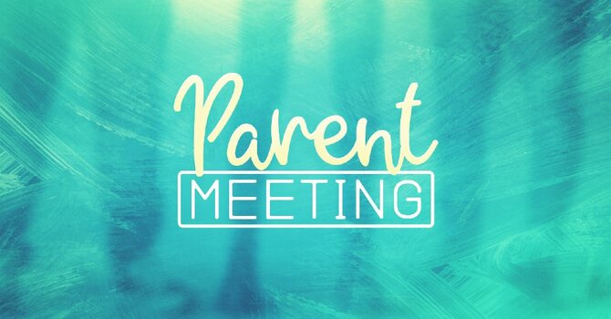 Confirmation Parents' Meeting