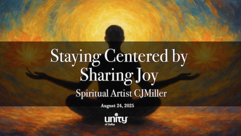 Stay Centered by Sharing Joy