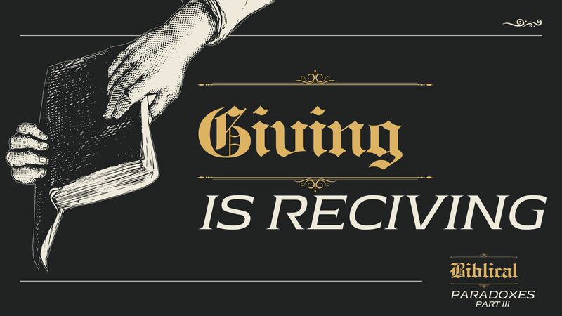 Giving is Receiving