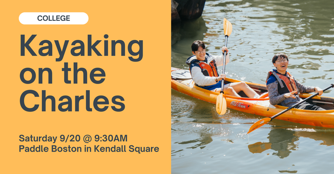 Kayaking on the Charles