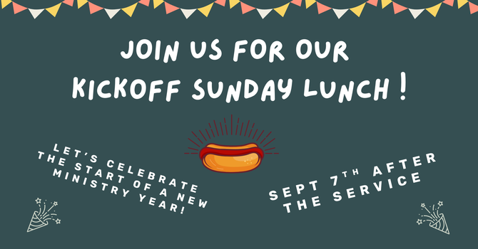 Kick-off Sunday Lunch!