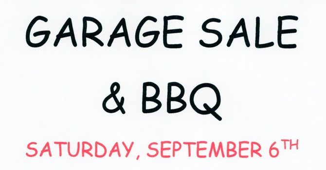 Garage Sale and BBQ