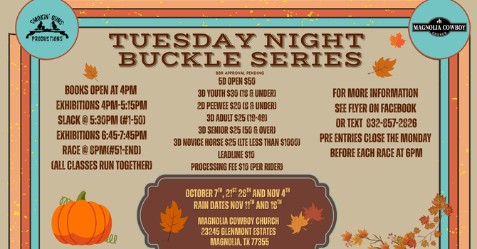 Tuesday Night Buckle Series