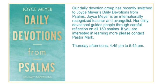 Daily Devotions from Psalms