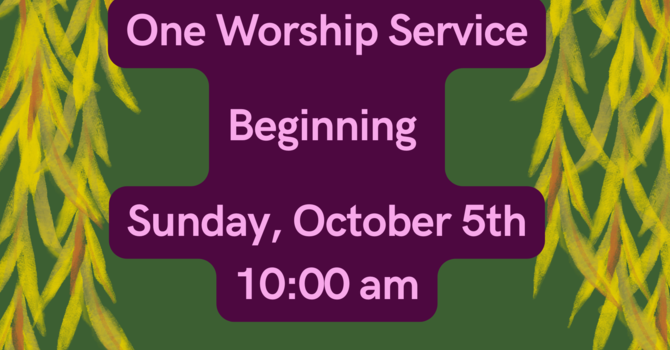 New Worship Service Time