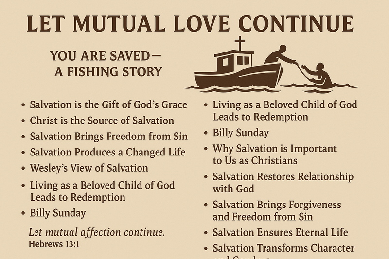 Dear Children of God: Let the Mutual love Continue!