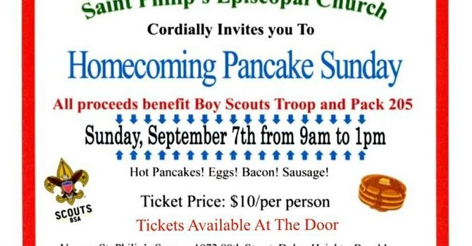 Homecoming Pancake Sunday
