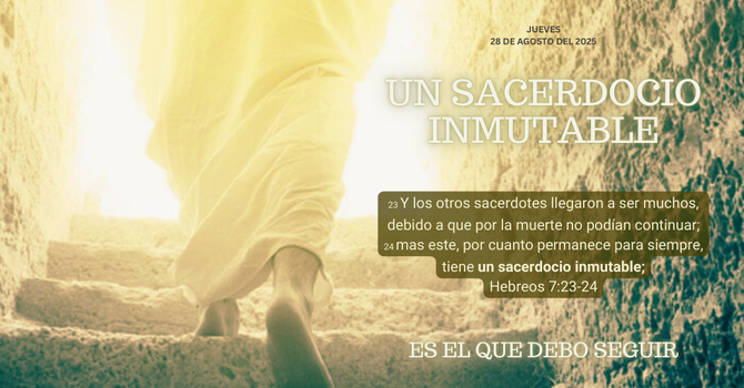 Un sacerdocio inmutable. image