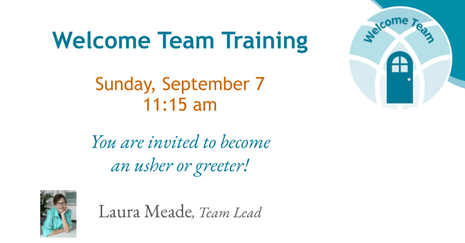 Welcome Team Training