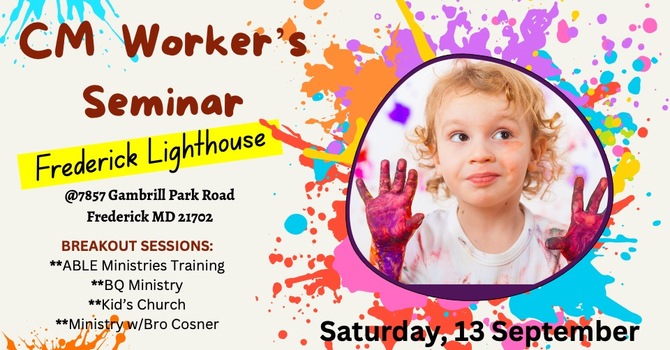 Children's Ministry Workers Seminar