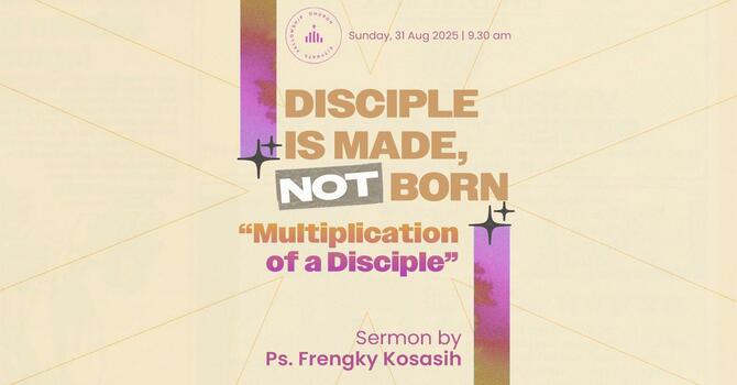 Multiplication of a Disciple 