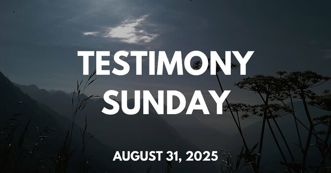 Testimony Sunday