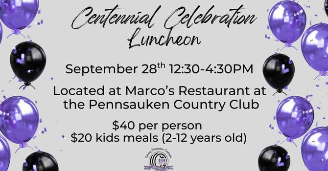 Centennial Banquet Luncheon