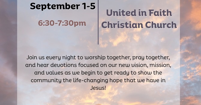 Five Days of Prayer Begins Monday image