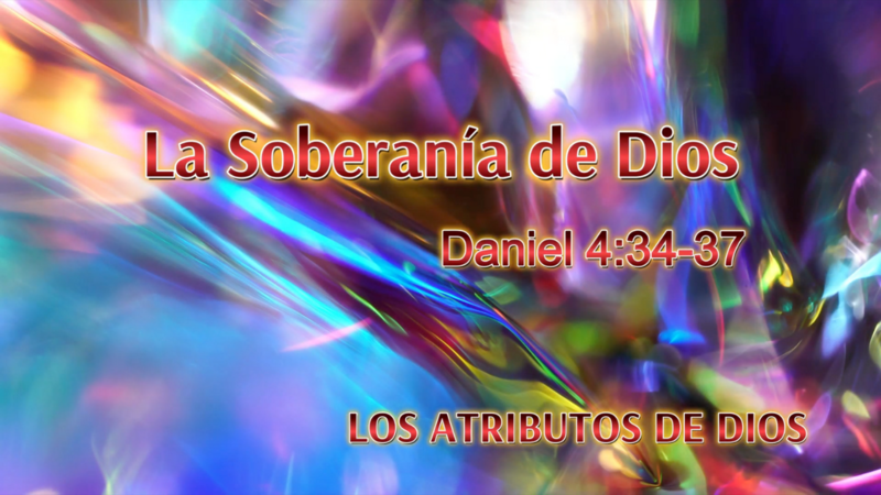 La Soberanía de Dios