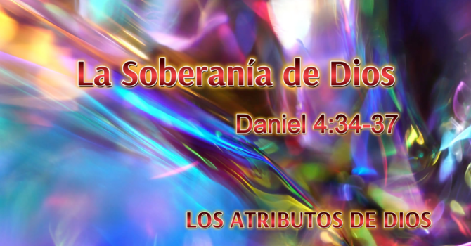 La Soberanía de Dios