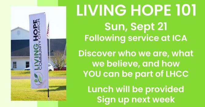 Living Hope 101