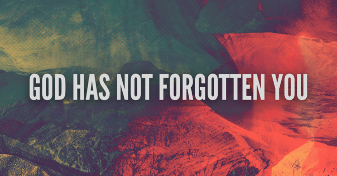 God Has Not Forgotten You