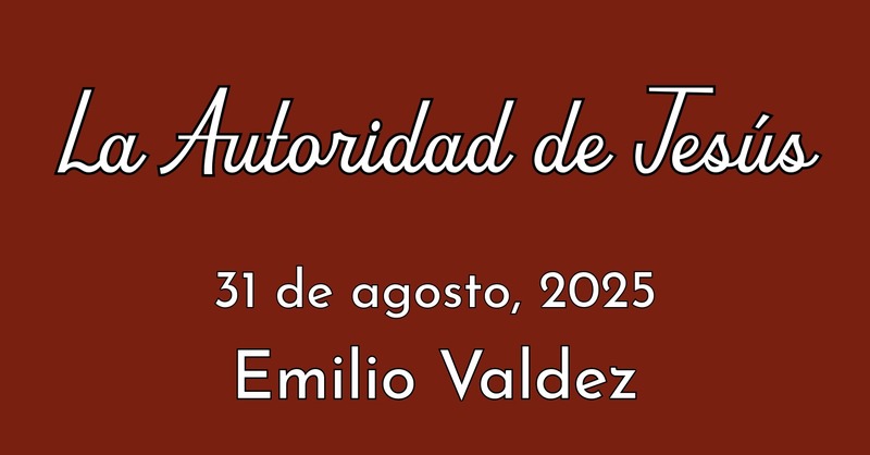 La Autoridad de Jesús