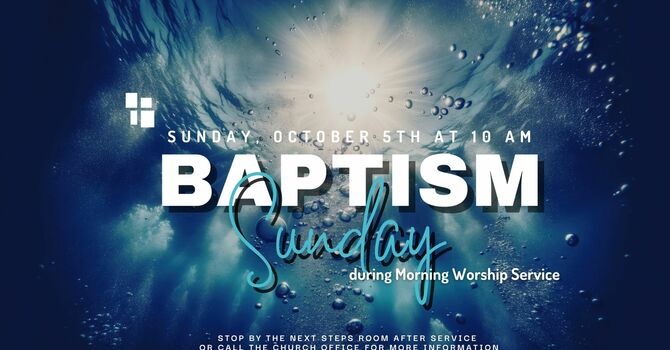 Baptism Sunday
