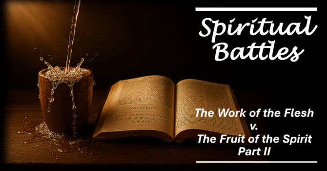 The Work of the Flesh v. The Fruit of the Spirit Part II