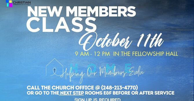 New Members Class