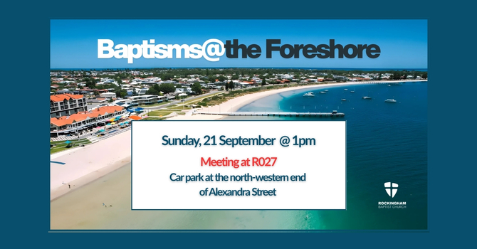 Baptisms @ the Foreshore