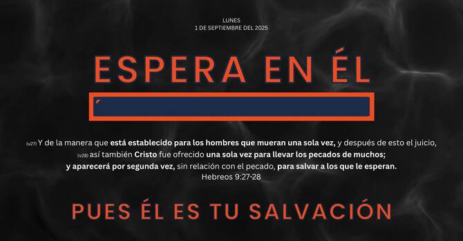 Espera en él. image