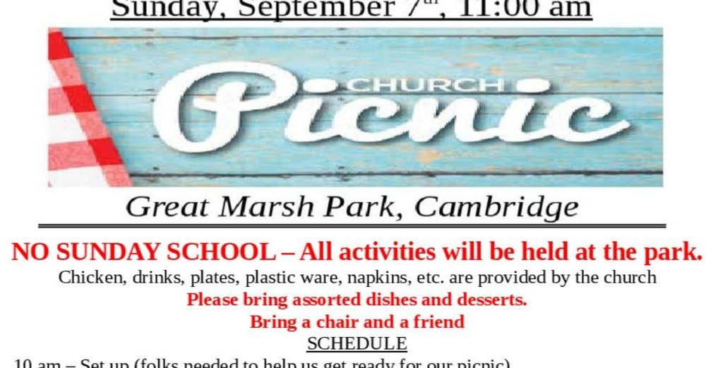 Annual Church Picnic