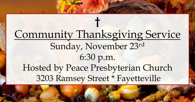 Community Thanksgiving Service