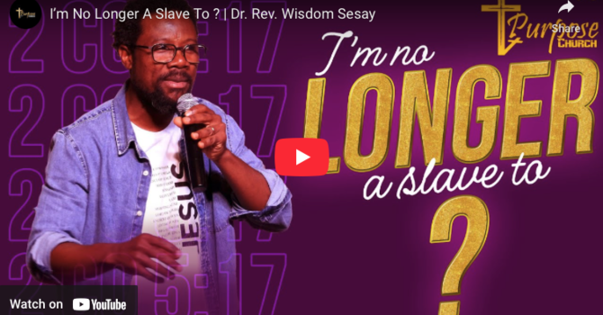 I’m No Longer A Slave To ?