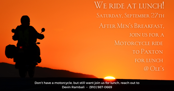 Men's Ride for Lunch