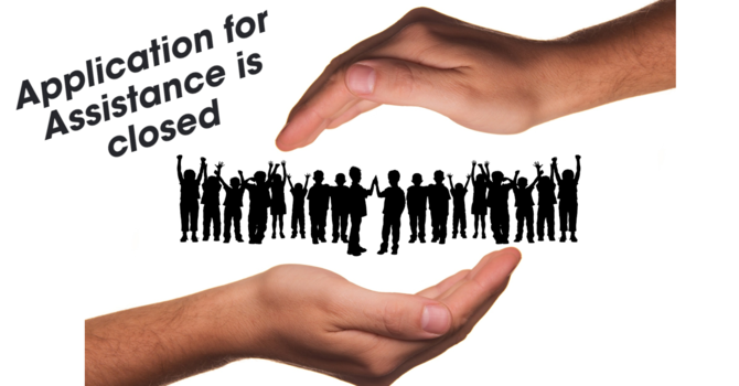 Application for Assistance is Closed (Click Here for more information) image