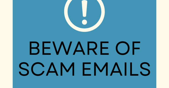 Beware of Scam Emails image