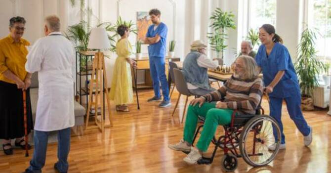 Bible Study at Nursing Home