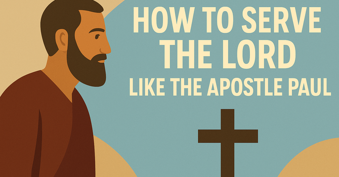 How to Serve The Lord Like The Apostle Paul