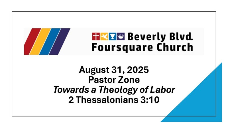 Towards a Theology of Labor