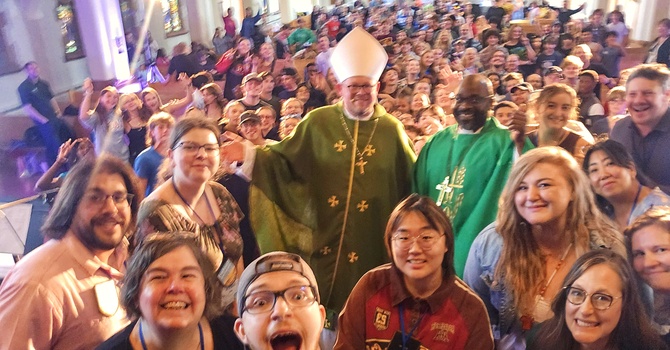 Diocese provides leadership for national youth conference  image