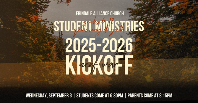 Student Ministries Kickoff image