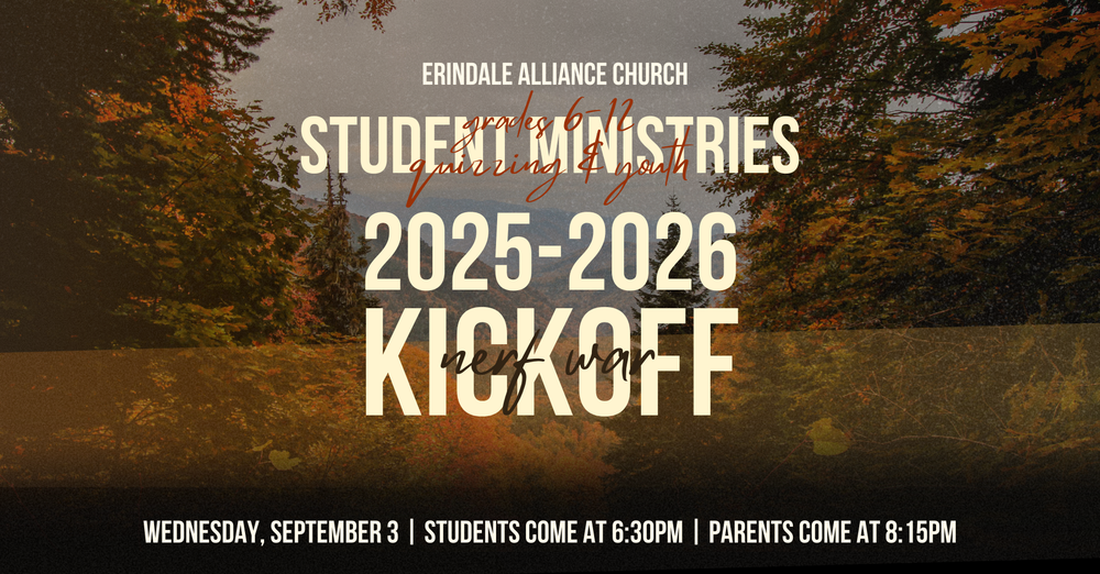 Student Ministries Kickoff