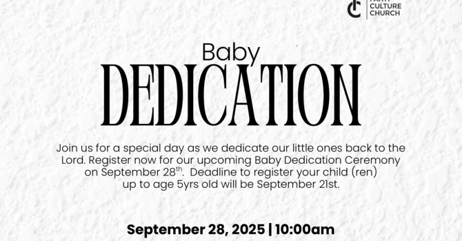 Baby Dedication